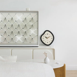 Monochrome Modern Art Wall Clock