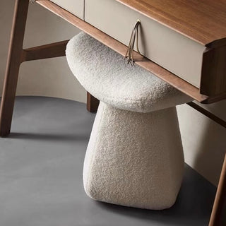 White Modern Stool Dresser Chair Ottoman