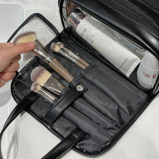 Multifunctional Removable Cosmetic Storage Pouch with Dividers  Makeup Pouch Travel Pouch