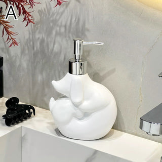 Dachshund motif ceramic dispenserin  dog