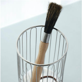Stainless steel silver brush stand pen holder cutlery