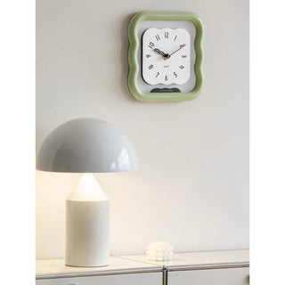 LED Lighted Wave Clear Clock  Wall Clock