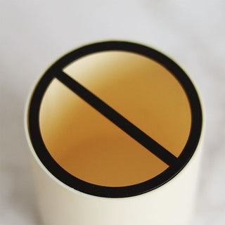 Two-tone lettering brush stand pen holder