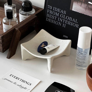 Ink Splash Pattern Square Accessory Tray  Storage