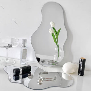 piece set Wavy Acrylic Mirror Tray