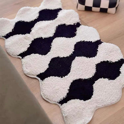 Wavy Monotone Door Mat 40x70