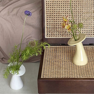 Mushroom Ceramic Flower Vase  Single Flower Vase