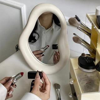 Plump and unique frame tabletop mirror    wall-mounted mirror