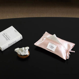 Silk Pearl Color Tissue Case   Hanging Cover