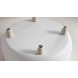 Wood-look x White Desktop Dustbin with Lid