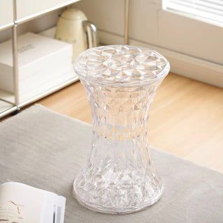 Clear Color Storage Side Table Stool  Chair