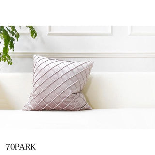 Velour Diamond Pattern Cushion Cover