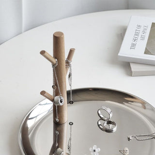 Tree-shaped accessory key stand tray