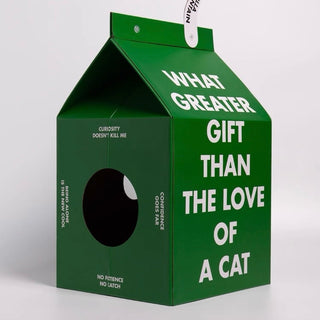 Green Pack-type Cat House Cat House Scratching Post Cardboard House