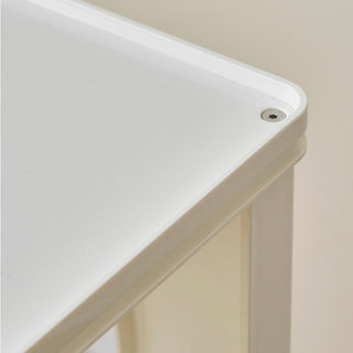 Legged Curved Three-Tier Storage Display Rack Side Table