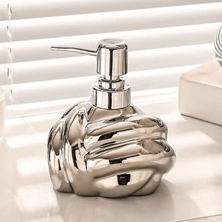 Knot Ceramic Dispenser  Refillable Bottle