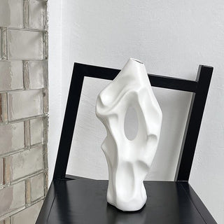 Uneven Unique Art Ceramic Flower Vase