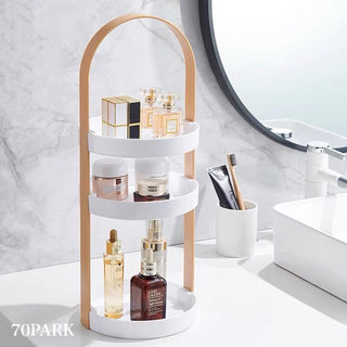 Archframe Round Three-Tier Rack  Cosmetic Storage