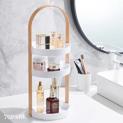 Archframe Round Three-Tier Rack  Cosmetic Storage