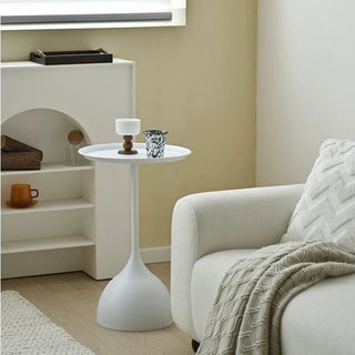 Iron Round Compact Side Table  Sofa Table
