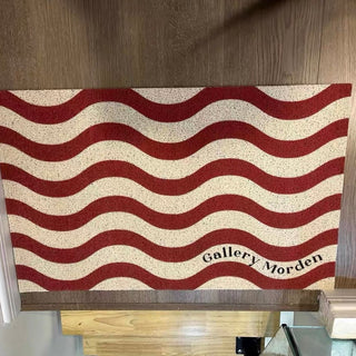 Striped entrance mat 50 x 80 cm mud-removing mat