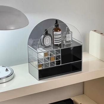 Acrylic Clear Arch Cosmetic Storage Box