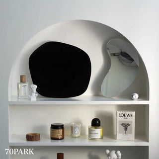 Legged Wave Acrylic Mirror Tray