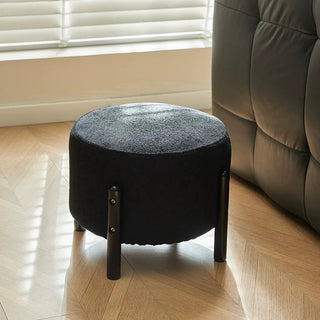 Compact Round Stool with Legs  Ottoman Chair Round Stool for Entryway