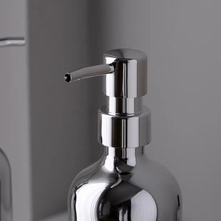 piece set Metallic Silver Soap Dispenser