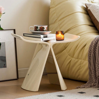 Cream Color Butterfly Stool Side Table Chair