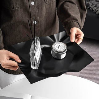 Square Monotone Accessory Tray  Small Item Tray