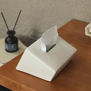 Ceramic Slanted Simple Tissue Case