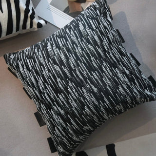 Beige Black Mix Cushion Cover  45 x 45 cm