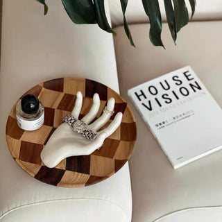 Hand Ceramic Object Accessory Storage Tray