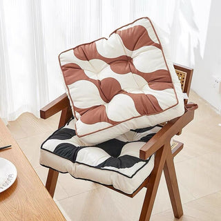 Geometric pattern Square Thick Chair Cushion