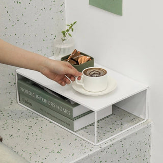 Iron Multifunctional Storage Monitor Stand Bookstand