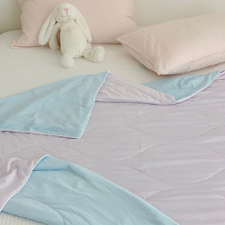 Piping Cooling Summer Blanket Colorful Blanket   Single Item 2 Sizes Cool