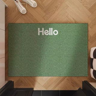 Hello Lettering Color Entrance Mat  50 x 80 cm Mud Removal