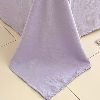 Purple Pinstripe Duvet Cover Set   Bed Cover  All Seasons