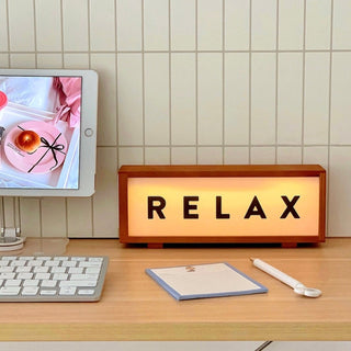 Relax Wood Night Light  Table Lamp Indirect Lighting