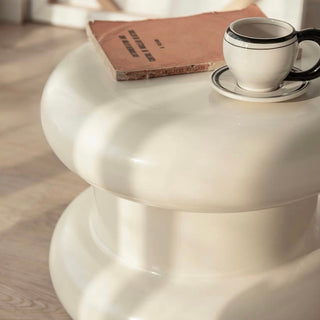 Chubby Round Tier Side Table Stool