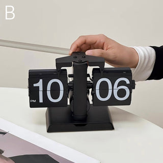 Flip Stand Clock with Storage Tray   in   Table Clock