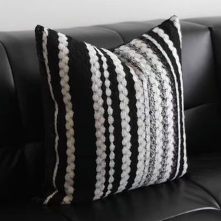 Black Mix Cushion Cover  45x45cm Monotone