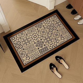 Tile pattern Water-repellent entrance mat 50 x 80 cm wipeable mat