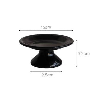 Footed Storage Plate Tray  Small Item Container