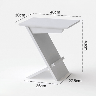 Simple Modern Display Side Table  Storage Magazine Rack Coffee Table
