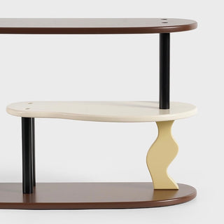 Wave Design Three-Tier Storage Display Rack