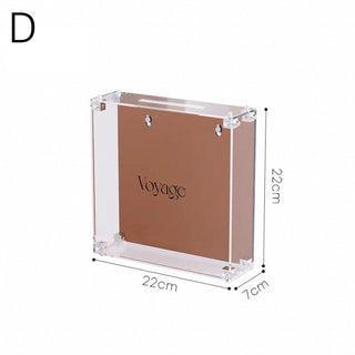 Acrylic Clear Square Ticket Storage Box   voyage