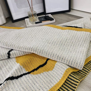 Nuance Wave Design Knit Blanket 120 x 160 cm Lap Blanket