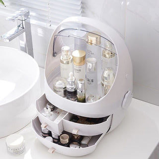 Portable Large Capacity Cosmetic Box  Makeup Storage